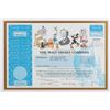 Image 2 : A "Millennium Magic" Cel and Disney Stock Certificate.