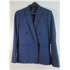 Image 1 : H&M Coupe Serree Slim Fit Blue Blazer