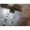 Image 11 : Qty 3 Locker Sections w/ 10 Compartments 17"x12"x64"H each (missing some keys & locks)