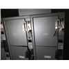 Image 3 : Qty 3 Locker Sections w/ 10 Compartments 17"x12"x64"H each (missing some keys & locks)