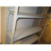 Image 3 : Cambro 4-Tier Industrial Plastic Shelving w/ Removable Sections 58"x13"x84"H