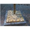 Image 8 : Dancing Girl Abstract Statue on Stone Base 27"H