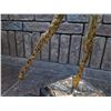 Image 8 : Reaching Figure Abstract Statue on Stone Base 30"H