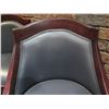 Image 3 : Qty 4 Wooden Chairs w/ Upholstered Seats & Backs 21"x17"x43"H