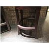 Image 7 : Qty 4 Wooden Chairs w/ Upholstered Seats & Backs 21"x17"x43"H
