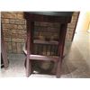 Image 9 : Qty 4 Wooden Chairs w/ Upholstered Seats & Backs 21"x17"x43"H
