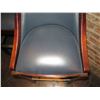 Image 3 : Qty 3 Wooden Chairs w/ Upholstered Seats & Backs 21"x17"x43"H