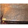 Image 3 : Wooden Cabinet w/ 2 Drawers, 2 Doors & Stone Top 40"x20"x33"