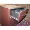 Image 7 : Wooden Cabinet w/ 2 Drawers, 2 Doors & Stone Top 40"x20"x33"