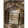 Image 2 : Metal Hanging Lantern 9"x9"x14" (no key)