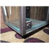 Image 9 : Metal Hanging Lantern 9"x9"x14" (no key)