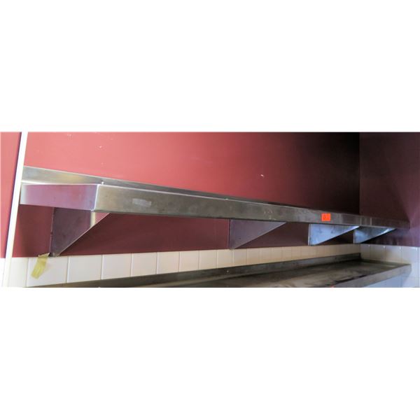 Metal Wall-Mount Shelf 102"x14"W