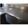 Image 3 : Metal Work Table w/ Backsplash 102"x30"x42"H
