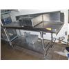 Image 1 : Metal Work Table w/ Backsplash & Undershelf 72"x31"x43"H (contents not included)