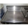 Image 3 : Metal Work Table w/ Backsplash & Undershelf 72"x31"x43"H (contents not included)
