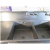 Image 3 : Metal Triple Sink w/ Dual Drainboards 111"x30"x44"H