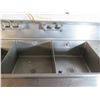 Image 4 : Metal Triple Sink w/ Dual Drainboards 111"x30"x44"H