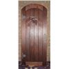 Image 1 : Carved Solid Wood Door w/ Arched Top 36"x1.75"x87"H