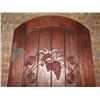 Image 2 : Carved Solid Wood Door w/ Arched Top 36"x1.75"x87"H