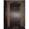 Image 9 : Carved Solid Wood Door w/ Arched Top 36"x1.75"x87"H