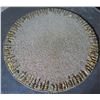 Image 1 : Kim Seyberto Round Glass Bead Mat w/ Sequin & Stone Trim 15" dia