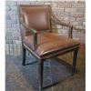 Image 1 : Wooden Armchair w/ Padded Seat & Back 21"x23"x35"H