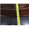 Image 14 : Warisan Round Carved Wooden Table 60"dia, 28"H