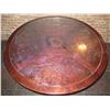 Image 2 : Warisan Round Carved Wooden Table 60"dia, 28"H