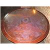 Image 3 : Warisan Round Carved Wooden Table 60"dia, 28"H