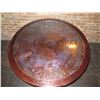 Image 2 : Warisan Round Carved Wooden Table 48"dia, 28"H