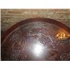 Image 3 : Warisan Round Carved Wooden Table 48"dia, 28"H