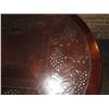 Image 3 : Warisan Round Carved Wooden Table 48"dia, 28"H