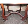 Image 8 : Warisan Round Carved Wooden Table 48"dia, 28"H
