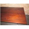 Image 3 : Carved Wooden Rectangular Table 114"x48"x30"H