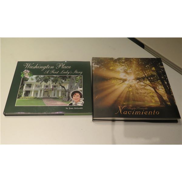 Qty 2 Books: Angeles Cereceda Nacimiento & Washington Place A First Lady's Story