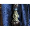 Image 9 : Blue 2-Panel Curtain Set w/ Ties 160"x102"