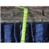 Image 15 : Blue 2-Panel Curtain Set w/ Ties 160"x102"