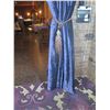 Image 7 : Blue 2-Panel Curtain Set w/ Ties 160"x102"