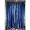 Image 1 : Blue 2-Panel Curtain Set w/ Ties 70"x102"