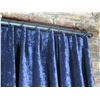 Image 3 : Blue 2-Panel Curtain Set w/ Ties 70"x102"