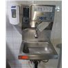 Image 1 : Advance Tabco Wall-Mount Sink w/ Attached Paper Towel & Soap Dispenser