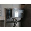 Image 2 : Metal Wall-Mount Sink w/ Attached Paper Towel & Soap Dispenser