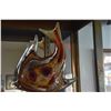 Image 2 : MURANO STYLE GLASS FISH SCULPTURES (PAIR)