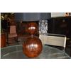 Image 2 : METAL GOURD SHAPED TABLE LAMP W/SHADE