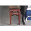 Image 4 : CHINESE CHING DYNASTY ELM BENCH W/OPEN WORK APRON