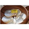 Image 1 : SHELL CAVIAR DISHES (10), KNIVES (9) & SPOONS (12) (31 PCS)