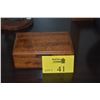 Image 1 : KOA BOX W/VELVET LINING; SIGNED