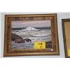 Image 1 : FRAMED OIL ON CANVAS, SEASCAPE; SIGNED C. LEWIS (20 3/4" X 16 3/4")