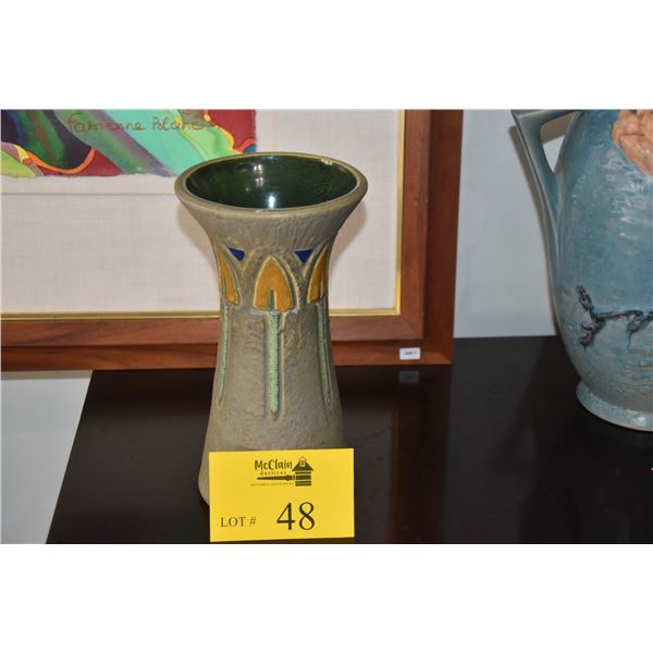 10" ROSEVILLE "MOSTIQUE" ART POTTERY VASE