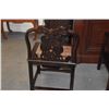 Image 8 : ANTIQUE CHINESE BLACKWOOD CHAIR W/MARBLE INSERTS